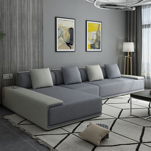 北欧沙发可拆洗家用大户型现代简约乳胶布艺沙发